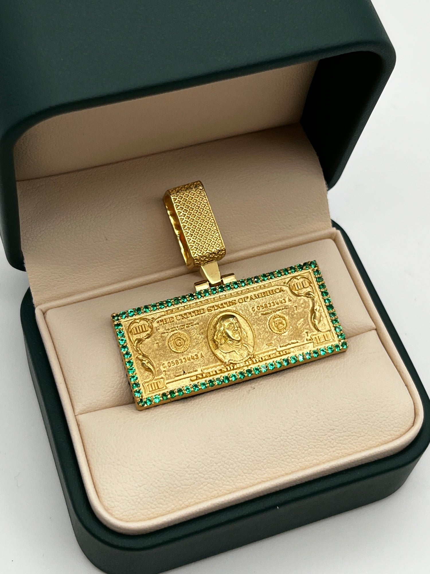 DIJE DOLAR DOBLE CARA / 21gr / ORO 18K